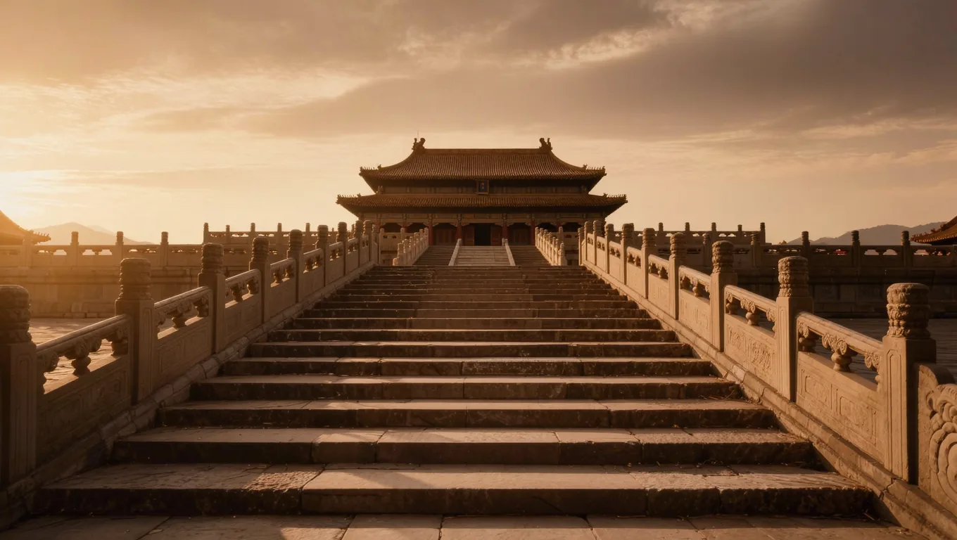 一键AI修图后的干净旅游风景照