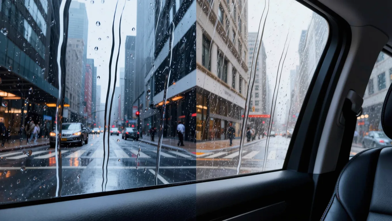 雨天车窗拍摄模糊?图叮AI去水痕提清晰