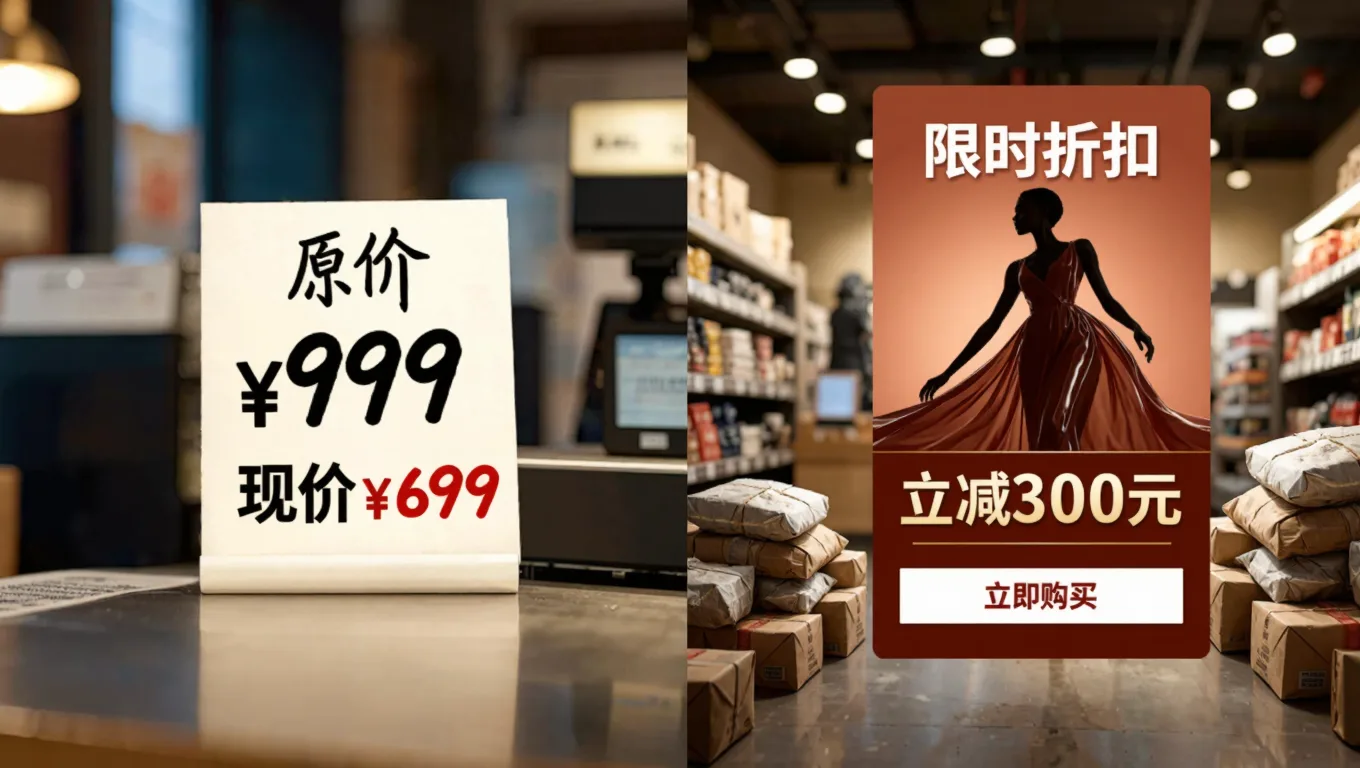 换季清仓Banner,服装店主快速更新门店视觉