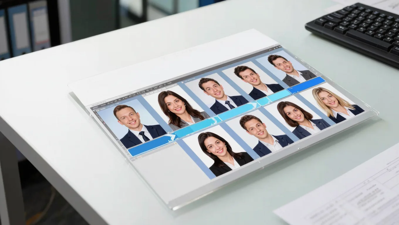 批量处理证件照换正装进度展示