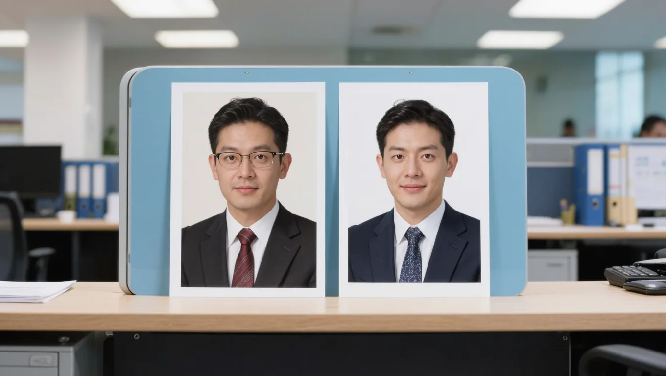PS AI图片清晰插件处理证件照对比