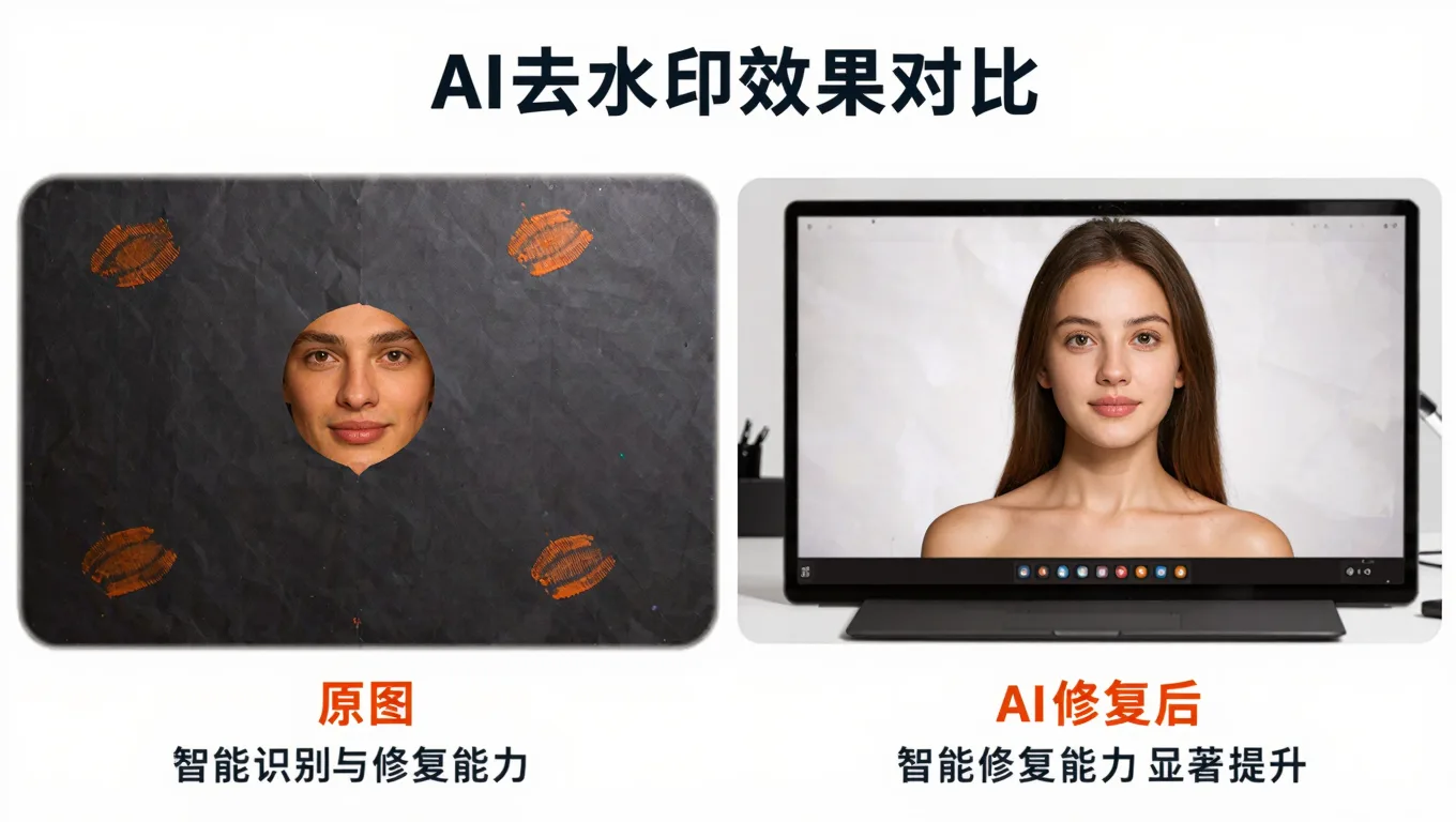图叮与稿定去水印对比