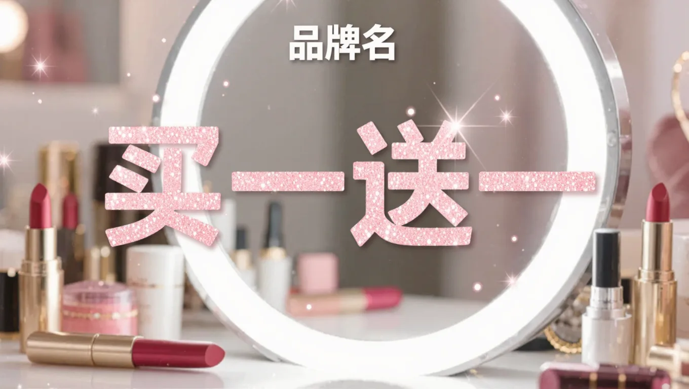 美妆直播促销字效示例