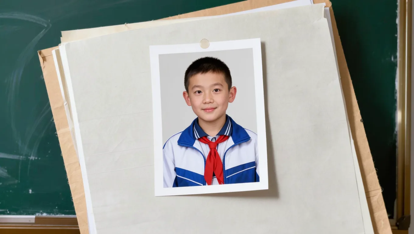学生时代证件照单调？图叮AI还原校服与红领巾真色