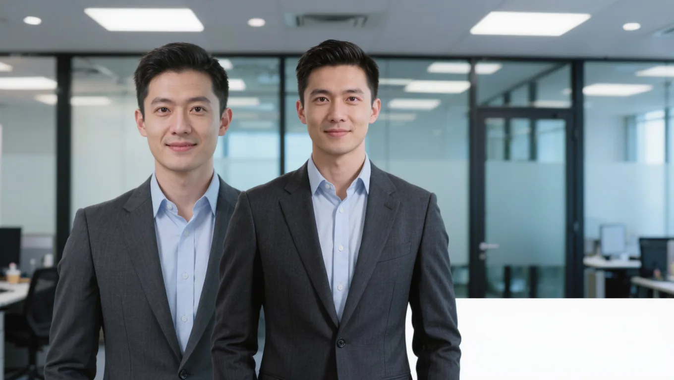 公众号1:1次图职场人物裁剪前后对比