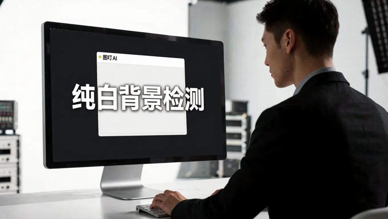电商白底图必须纯白？图叮AI精准去杂色