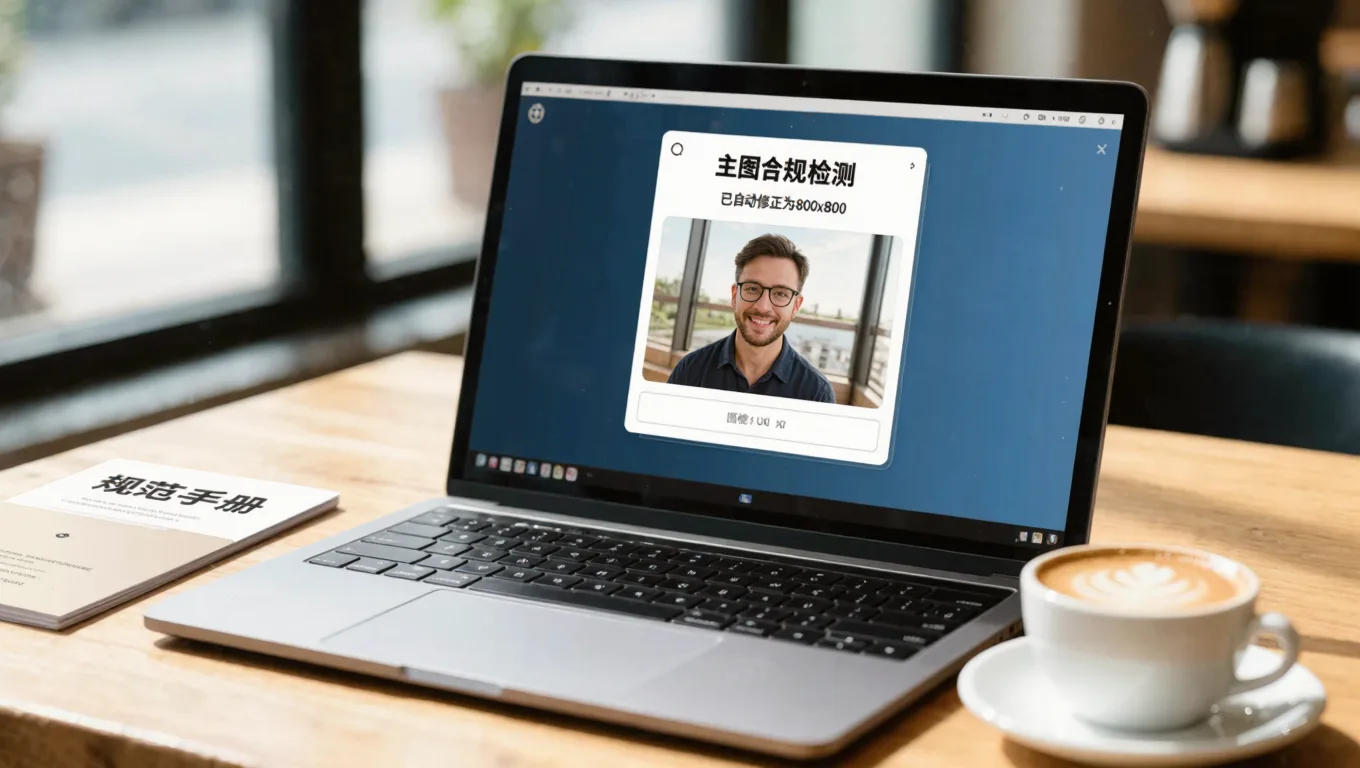 电商主图合规检查:UXP自动识别并修正尺寸比例