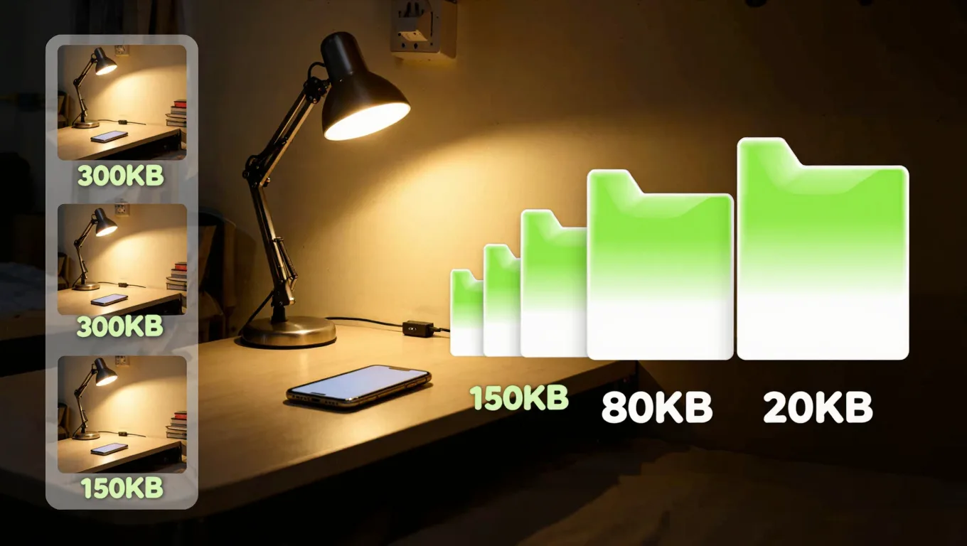 报名照片文件大小压缩至20KB