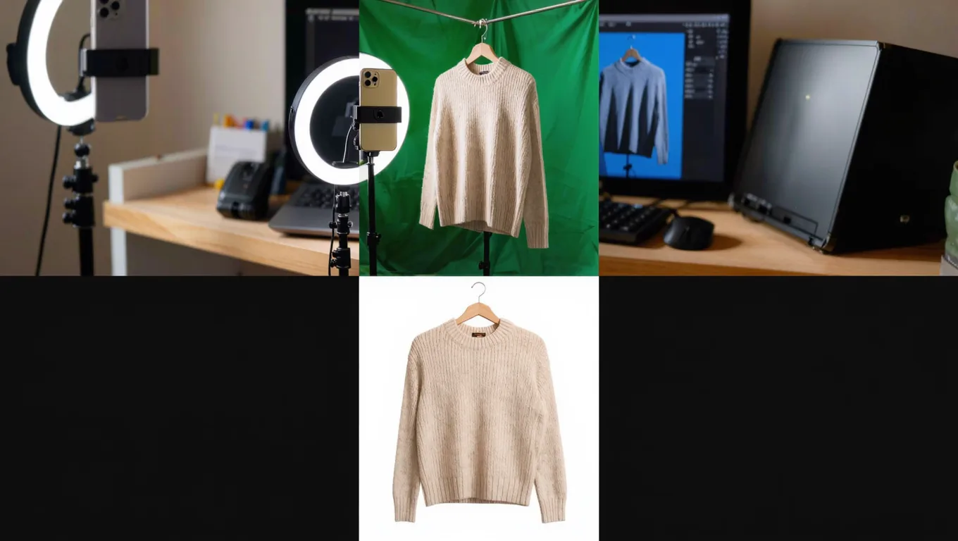 服装直播间实时换白底,上架快人一步