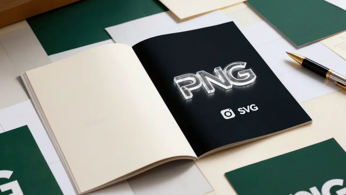 透明Logo用PNG还是SVG？品牌素材格式指南