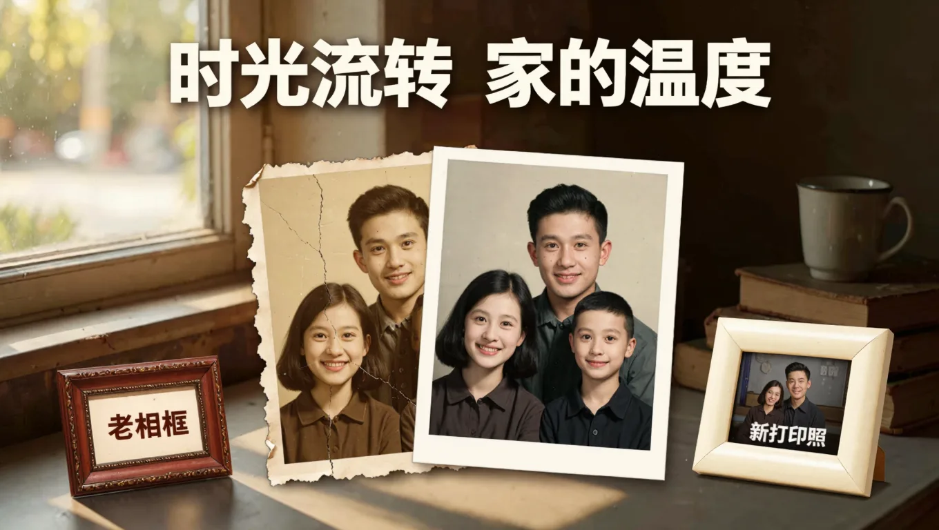 老照片修复不只是去噪：AI如何重建缺失细节