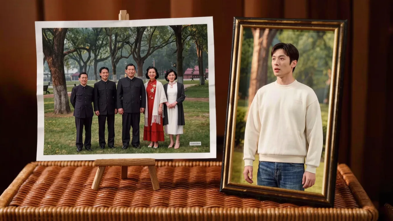 老照片修复新招:AI擦除闯入镜头的陌生人