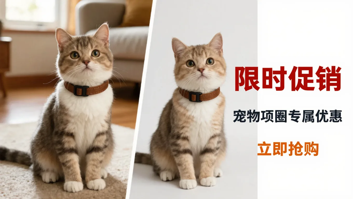 电商主图生成提升宠物用品点击率