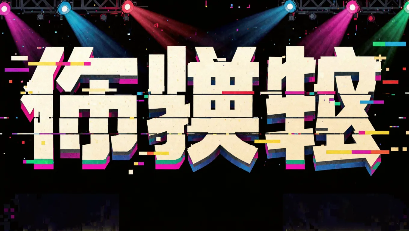 photoshop艺术字生成像素字效展示