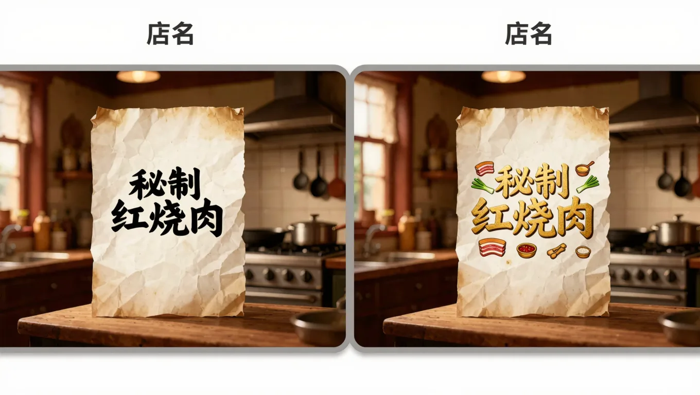 菜单手写字AI美化，小餐馆老板5分钟出高清海报