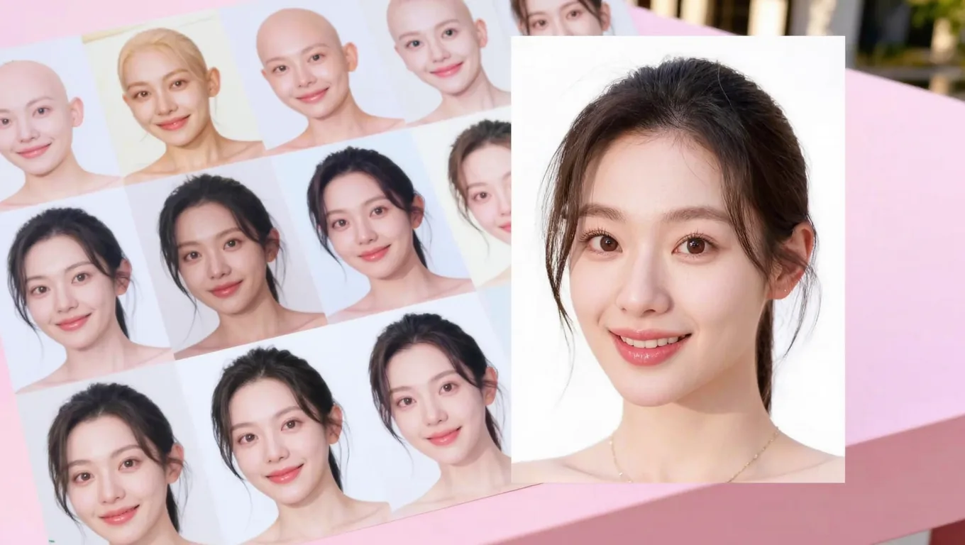 适合PS用的AI插件处理证件照对比