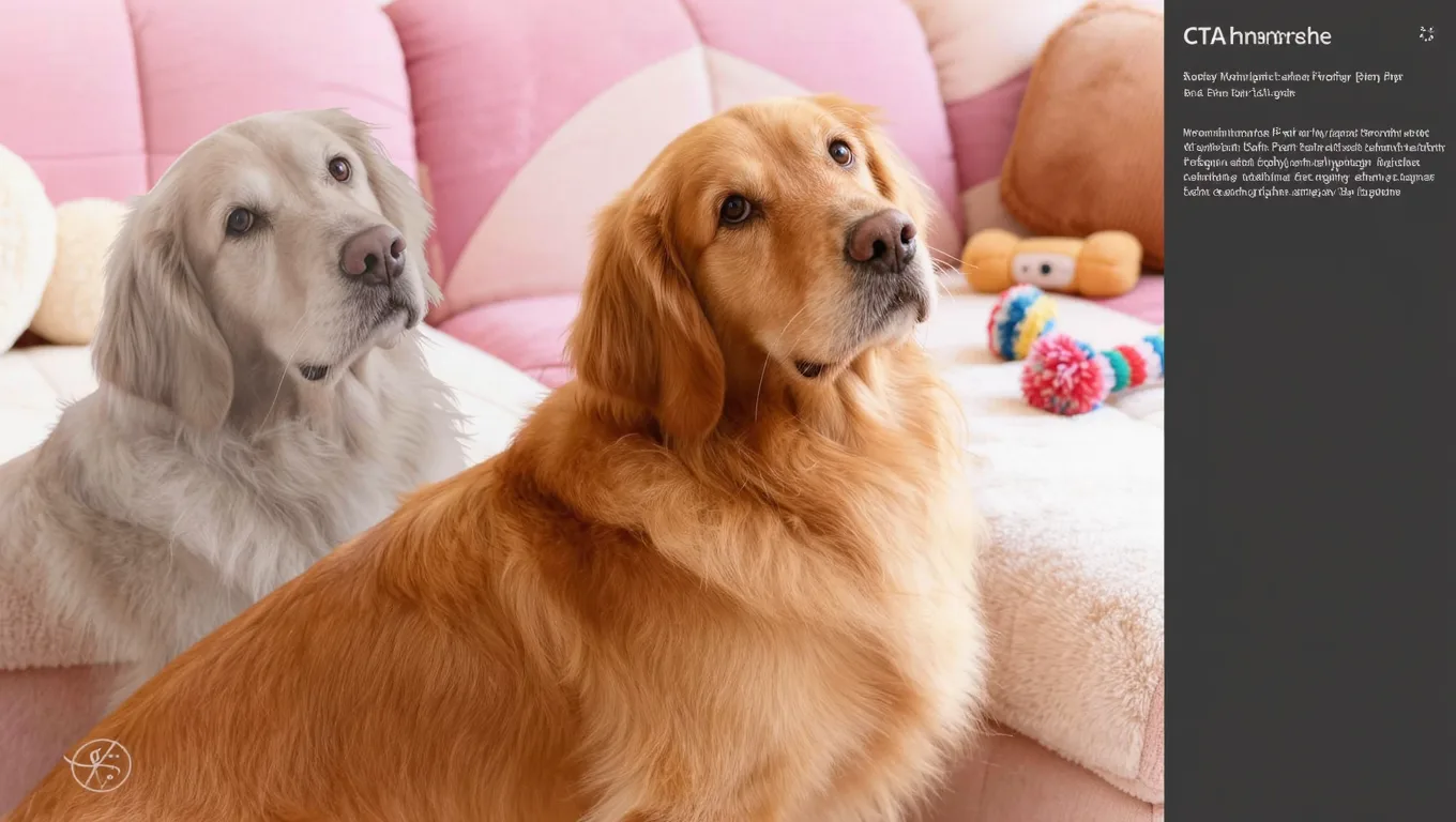 金毛犬毛发抠图前后对比展示半透明修复