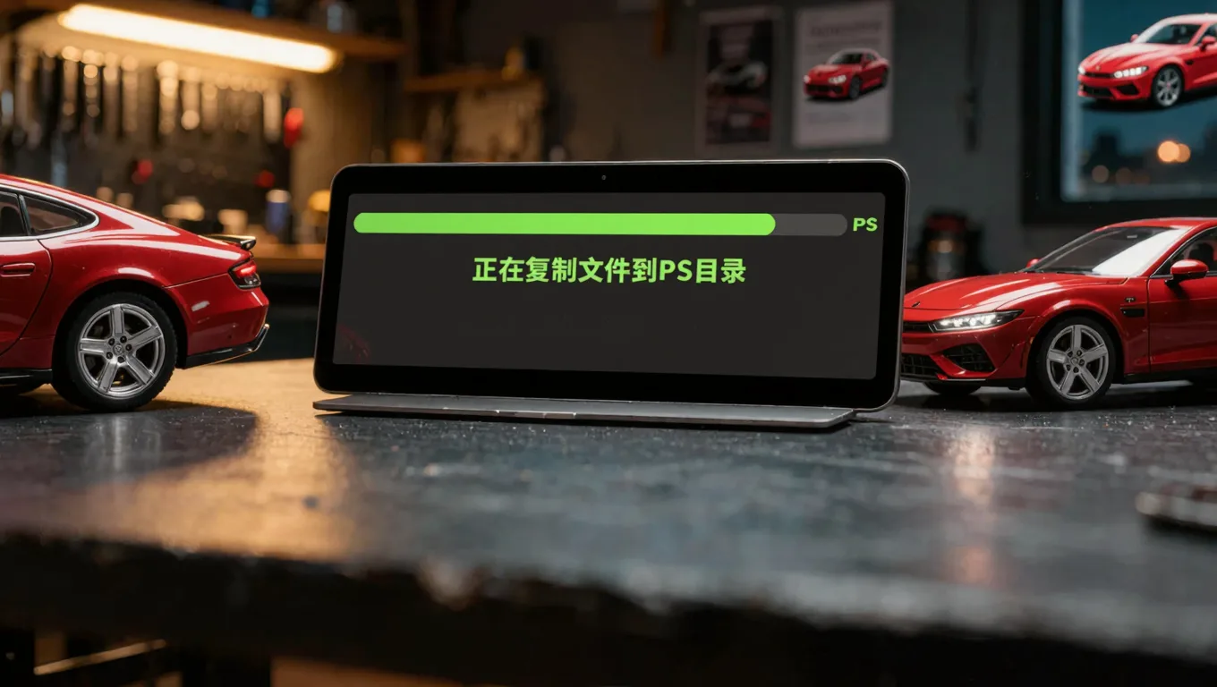ps人工智能插件安装复制文件进度