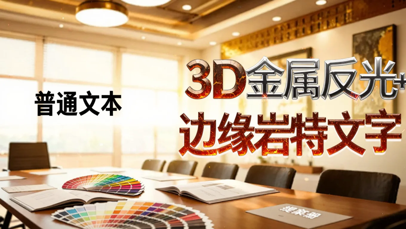PS图生图插件文字特效