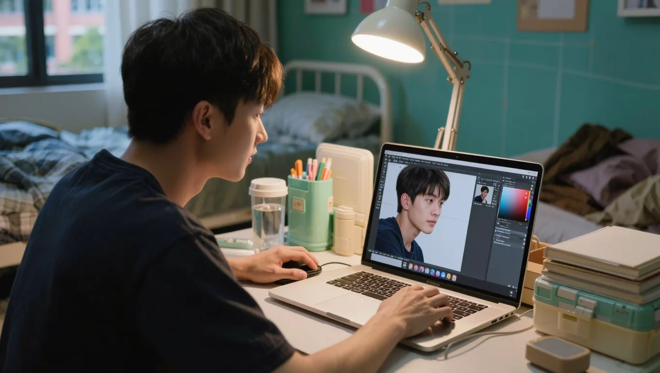 学生使用ps免费修复模糊图片的免费插件