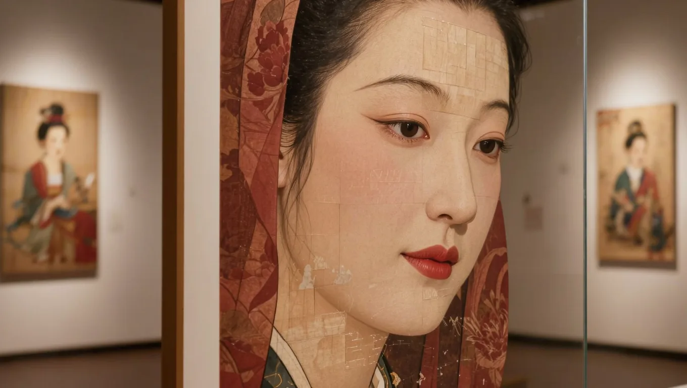 隔着玻璃拍展览模糊?图叮AI去反光提清晰