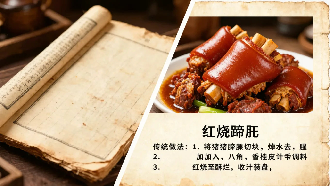 老照片修复上色唤醒祖传菜谱影像