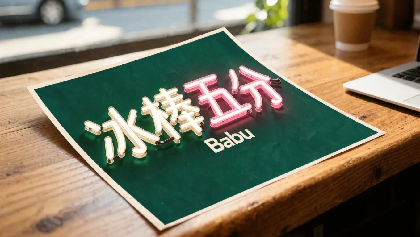 老海报字体修复上色,AI还原80年代复古字效