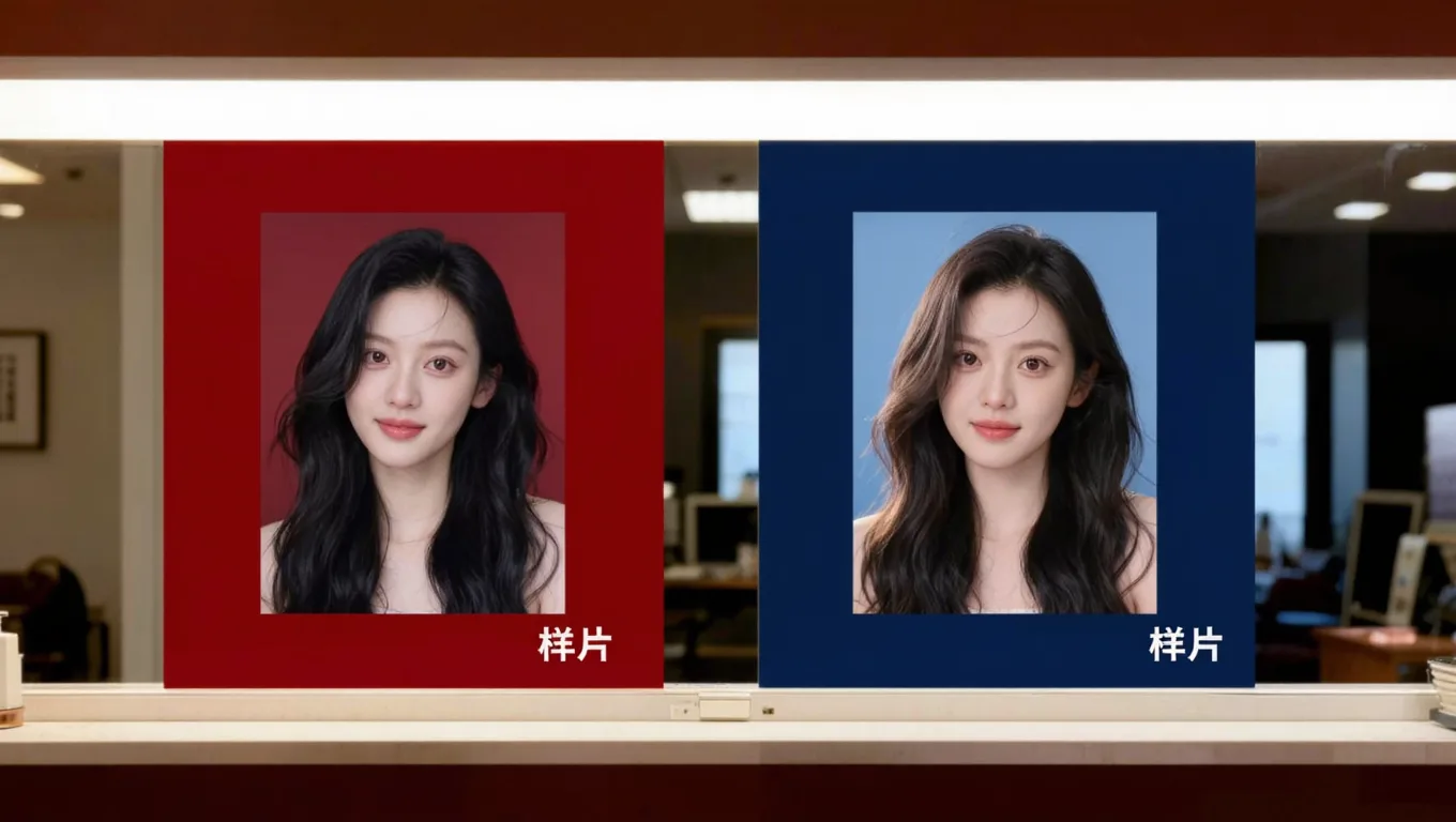 证件照红底换蓝底?AI连字体水印一并智能清除