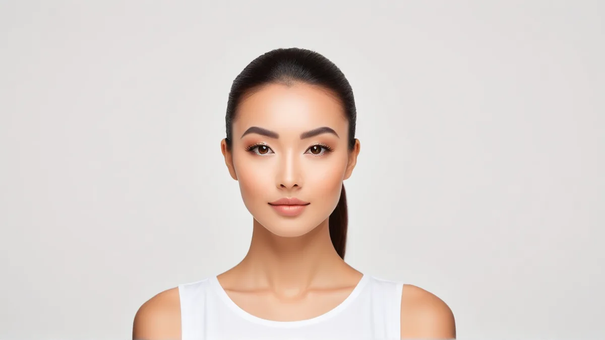 一张AI头像从不像本人调整到认得出本人的对比示意