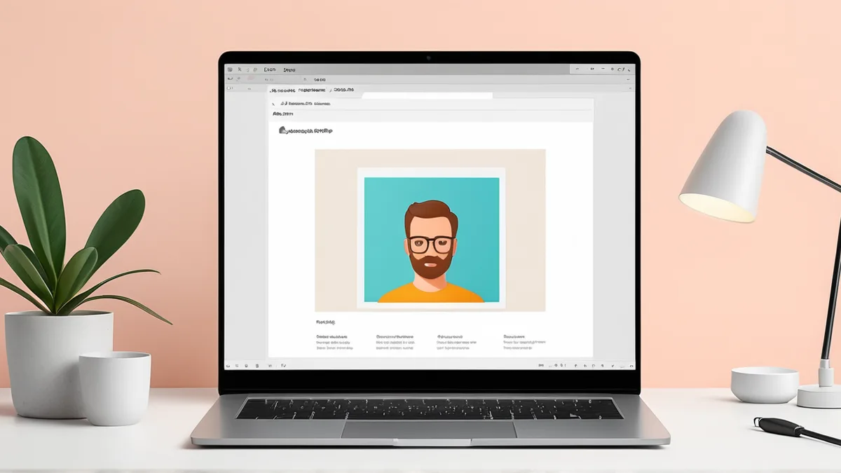 免费 PS AI 插件选型示意：Photoshop 面板里展示抠图、人像精修、智能消除、AI 生图等 AI 功能入口，桌面简洁光线柔和