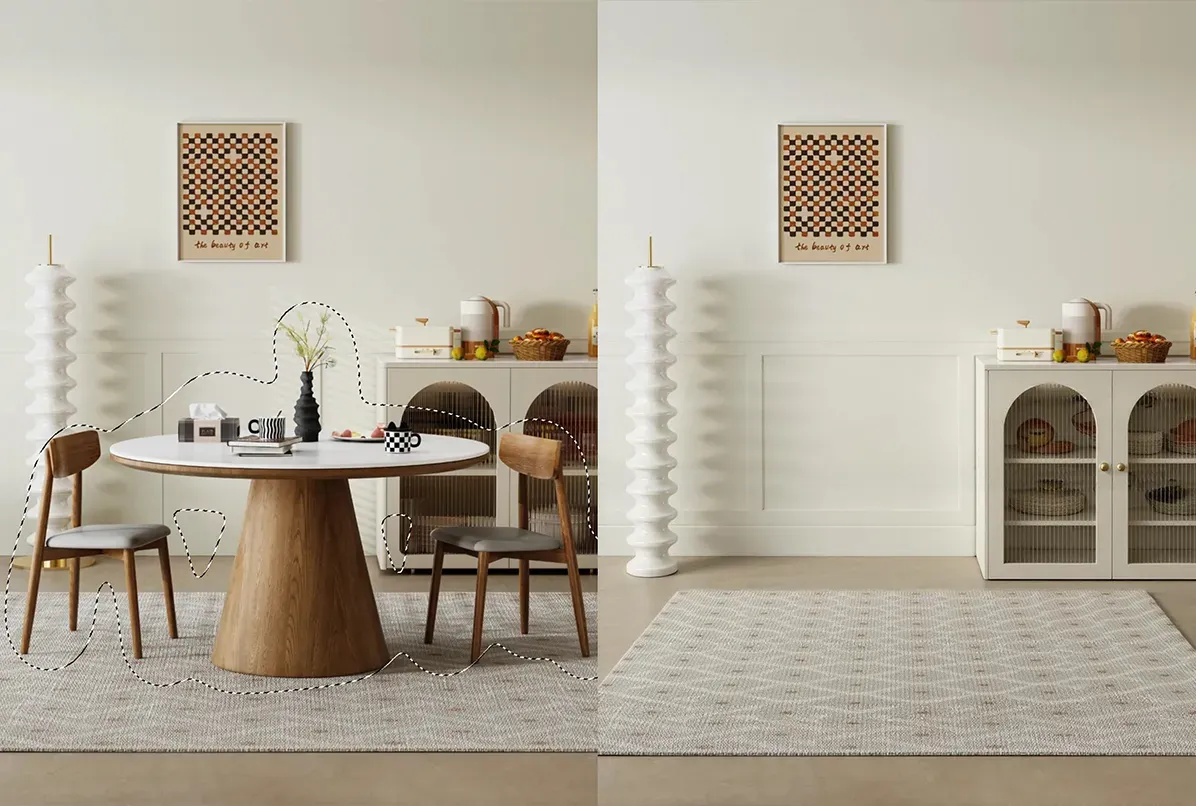 选区消除 示例效果